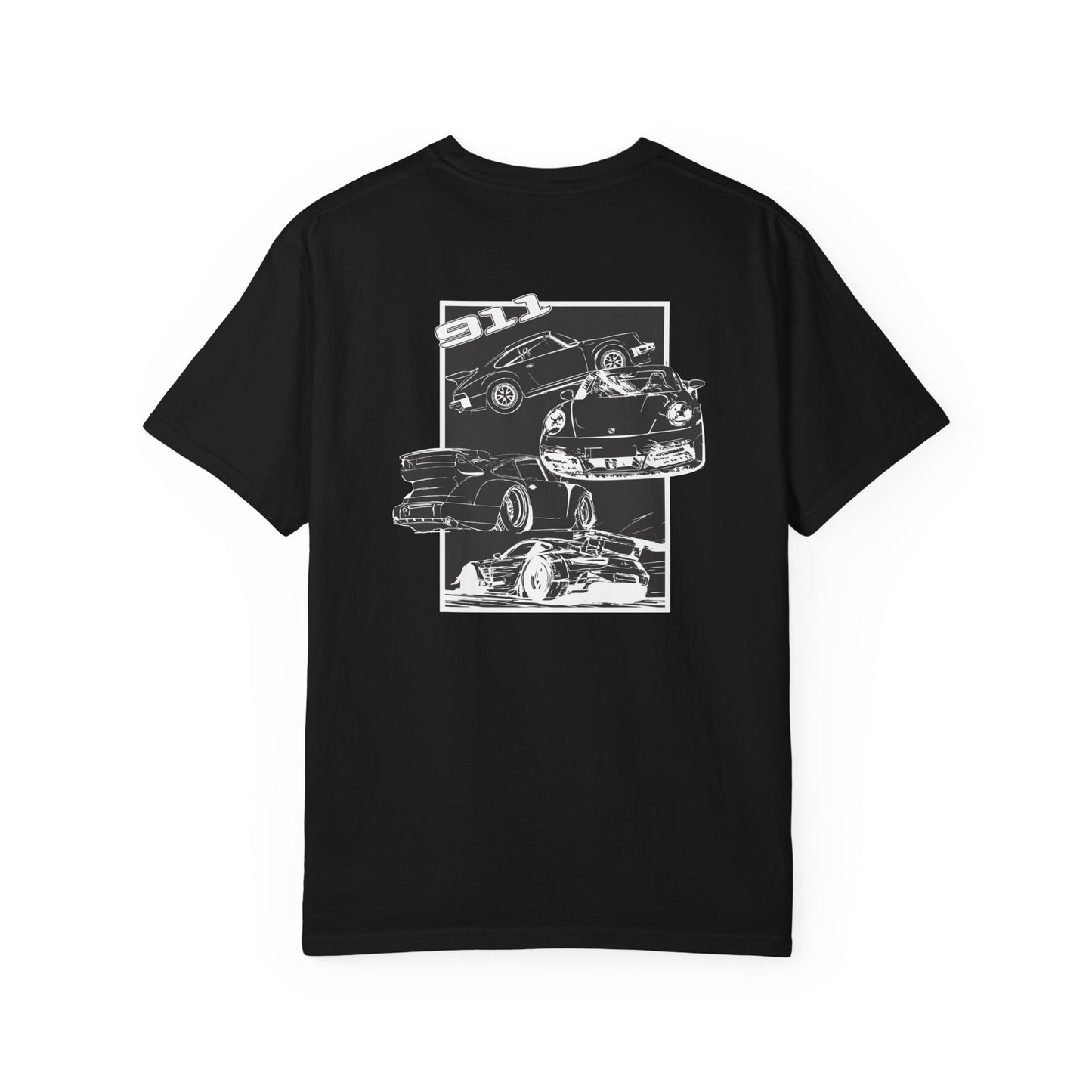 StreetWear Porsche T-Shirt Black vs White