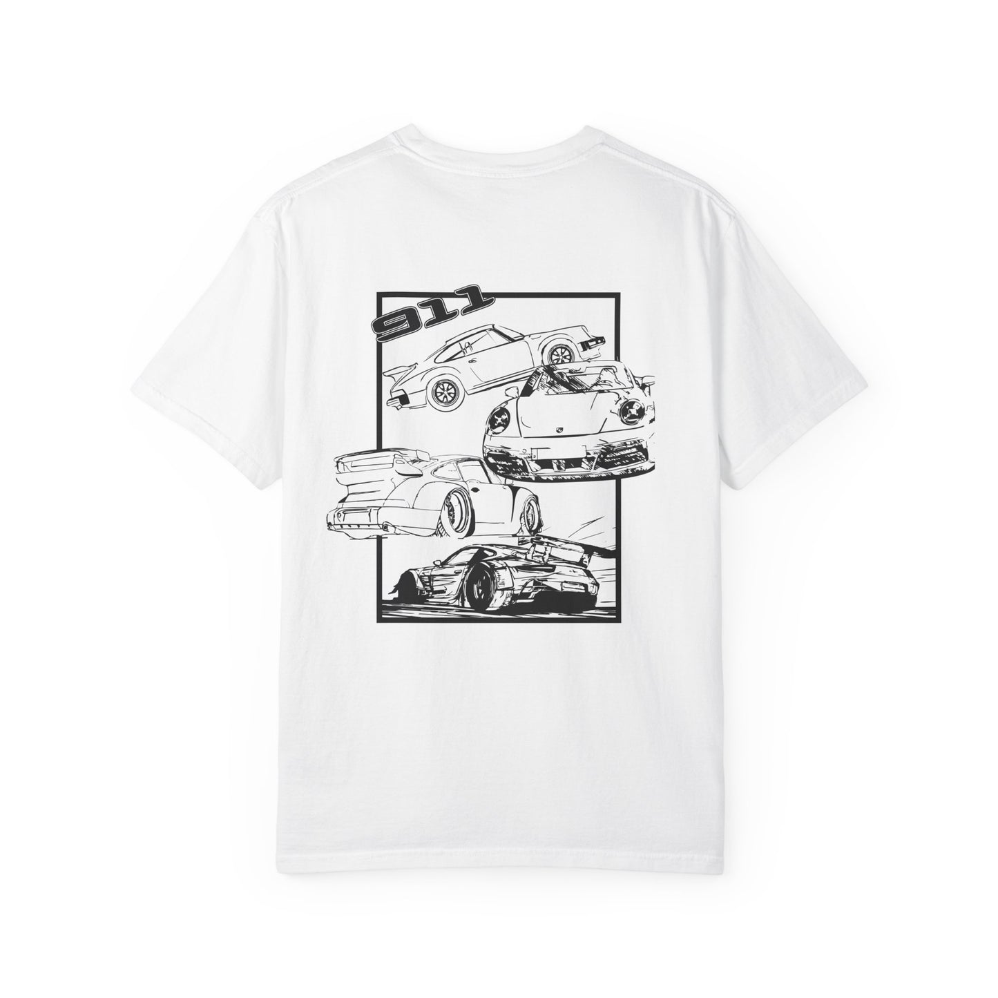 StreetWear Porsche T-Shirt Black vs White