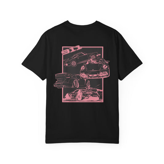 StreetWear Porsche T-Shirt Pink Edition