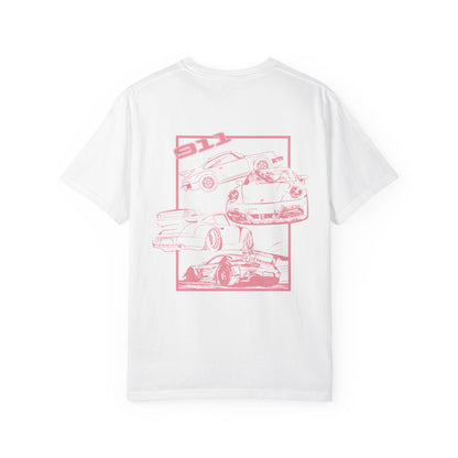 StreetWear Porsche T-Shirt Pink Edition
