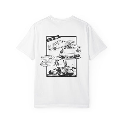 StreetWear Porsche T-Shirt Black vs White